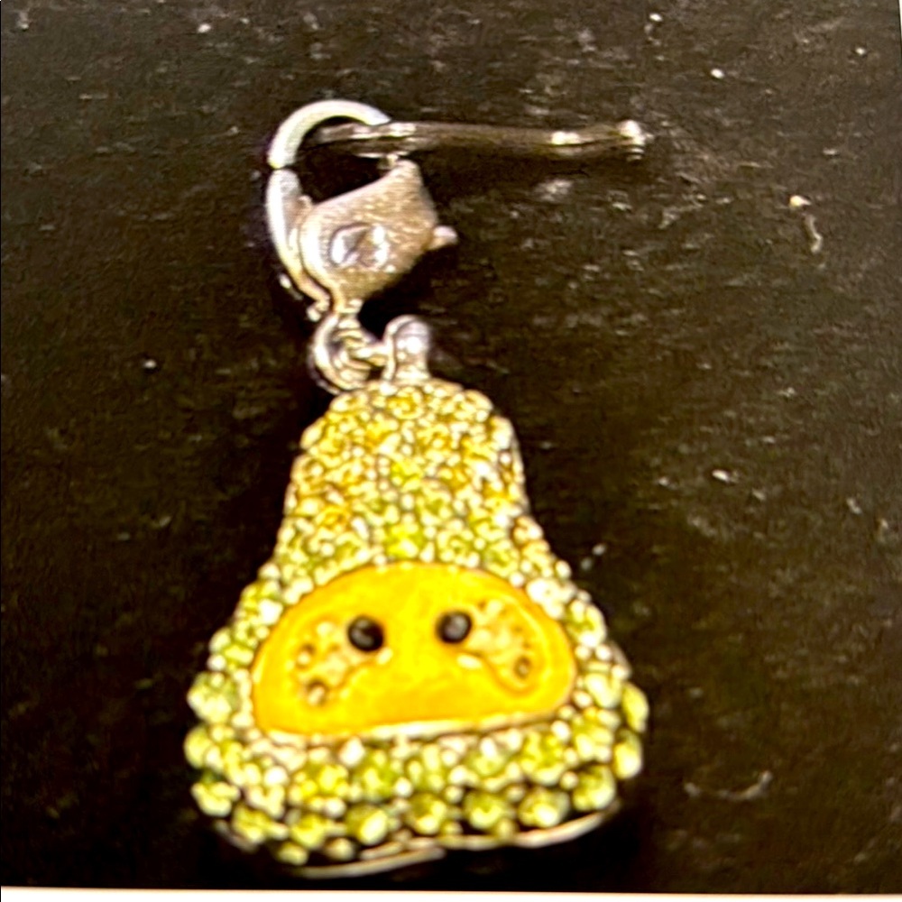 Swarovski Pear-face Charm